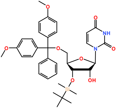 (image for) MC080621 3'-O-tert-Butyldimethylsilyl-5'-O-DMT-uridine